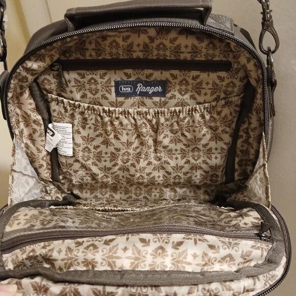Lug RFID Medium Crossbody - Ranger /Walnut Brown/ New Without Tags - Picture 4 of 6